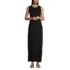 Women's Cotton Jersey Sleeveless Swim Cover-up Maxi Dress, Front