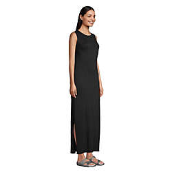 Women's Cotton Jersey Sleeveless Swim Cover-up Maxi Dress, alternative image