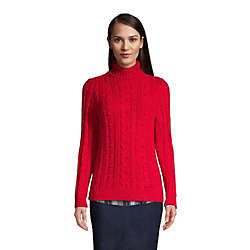 Women's Cozy Lofty Bobble Turtleneck Sweater, Front