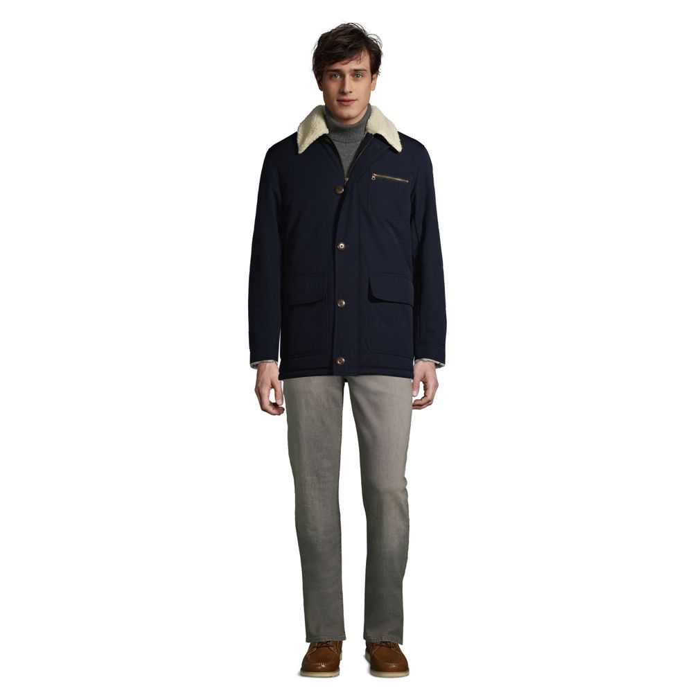 Lands end mens barn coat sale