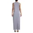 Women's Cotton Jersey Sleeveless Swim Cover-up Maxi Dress, Back