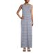 Women's Cotton Jersey Sleeveless Swim Cover-up Maxi Dress, Front