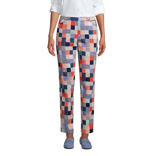 Women's Mid Rise Pull On Chino Ankle Pants - image 2
