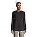 Women's Long Sleeve Quilted Sweatshirt Tunic, Front