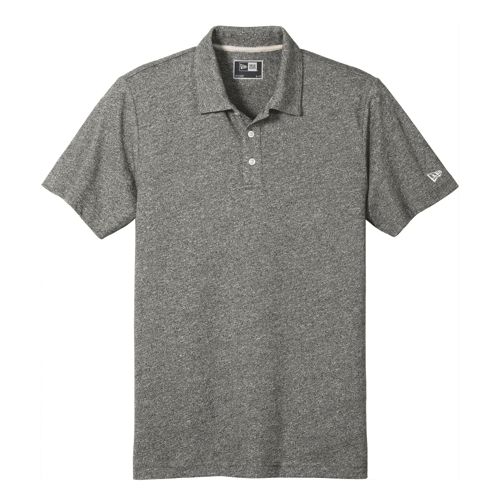 New Era Men's Big Custom Logo Slub Twist Polo Shirt