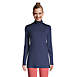 Women's Supima Cotton Long Sleeve Stripe Turtleneck Tunic, Front