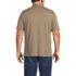 Men's Big Short Sleeve Cotton Supima Polo Shirt with Pocket, Back