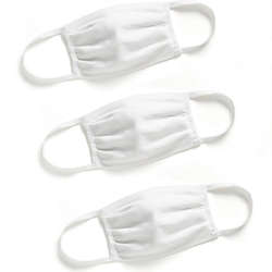 School Uniform 3-Pack of Small Cotton Reusable and Washable Face Masks, alternative image