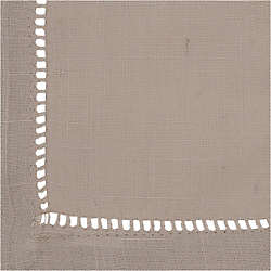 Saro Lifestyle 70x140 Classic Hemstitch Border Rectangle Tablecloth, alternative image