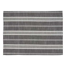 Saro Lifestyle Striped Cotton Placemats- Set 4, Front