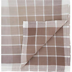 Saro Lifestyle 65x160 Modern Striped Rectangle Tablecloth, Back