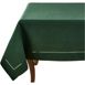 Saro Lifestyle 90x90 Classic Hemstitch Border Square Tablecloth, Front