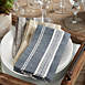 Saro Lifestyle Striped Cotton Dinner Napkins - Set of 4, alternative image