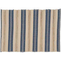 Saro Lifestyle Striped Placemats - Set of 4, Front