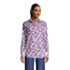 Women's Cotton Boyfriend Fit Long Sleeve Tunic Top , Front