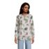 Women's Cotton Long Sleeve Split Neck Tunic Top, Front