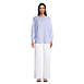 Women's Cotton Long Sleeve Split Neck Tunic Top, alternative image