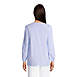 Women's Cotton Long Sleeve Split Neck Tunic Top, Back