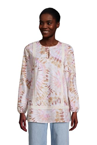 Drop Hem Tunic Tops