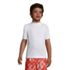 Boys Short Sleeve Crew Neck Swim UPF 50 Rash Guard, Front