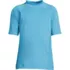 Boys Short Sleeve Crew Neck Swim UPF 50 Rash Guard, Front