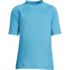 Boys Short Sleeve Crew Neck Swim UPF 50 Rash Guard, Front