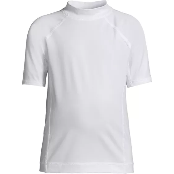 Boys Short Sleeve Crew Neck Swim UPF 50 Rash Guard - primary