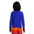 Boys Husky Mock Neck Long Sleeve UPF 50 Swim Rash Guard, Back
