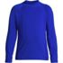 Boys Husky Mock Neck Long Sleeve UPF 50 Swim Rash Guard, Front