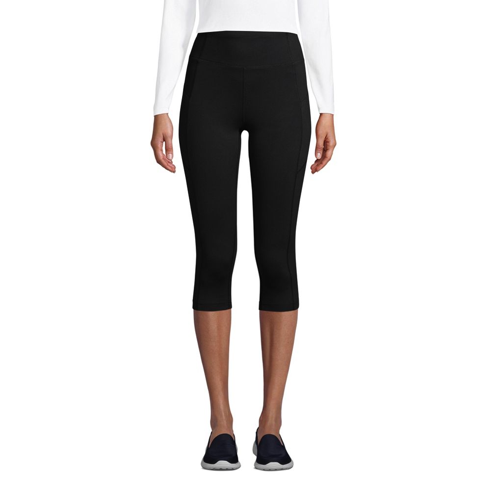 Bodyactive Women Black Capris-lc1-blk, Lc1-blk