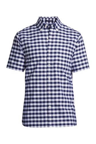 Chemise Oxford Coupe Classique Manches Courtes Col à Pointes Boutonnées, Homme Stature Standard image number 4
