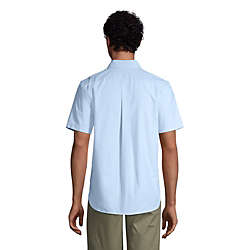 Men's Short Sleeve Traditional Fit Sail Rigger Oxford, Back