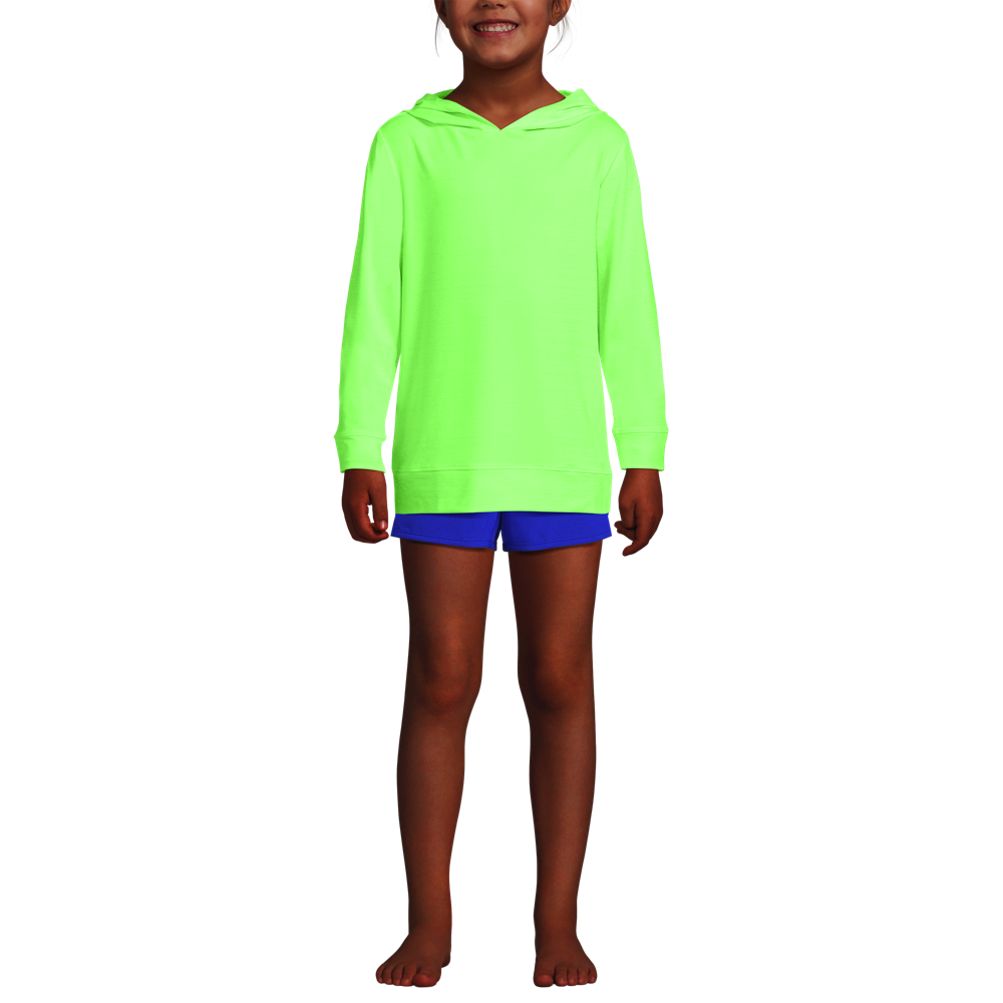 Canary Yellow Marlin UPF50+ Hooded Sun Protective Long Sleeve Shirt | Rashguard Hoody Youth Small