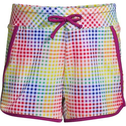 Girls Quick Dry Elastic Waist Swim Shorts