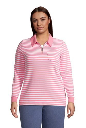 plus size quarter zip sweatshirt