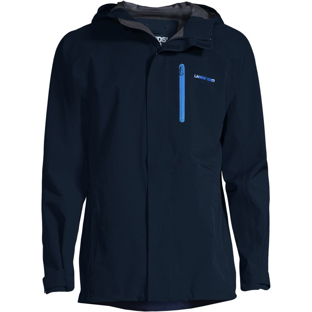 Men's water resistant jacket with online hood