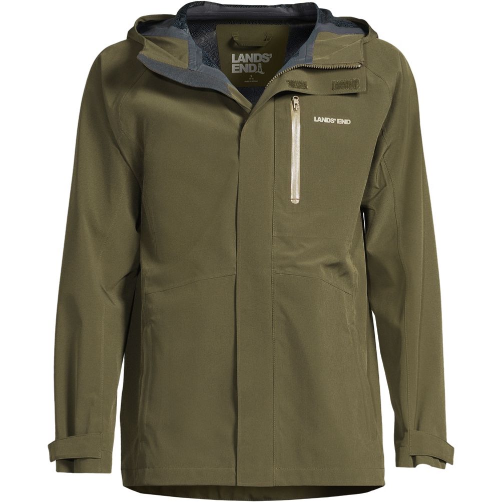 Lands end shop packable rain jacket