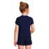 Girls Short Sleeve Crew Neck UPF 50 Swim Rash Guard, Back