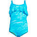 Girls Ruffle One Piece Swimsuit, Front