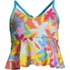 Girls Ruffle Tankini Swimsuit Top, Front