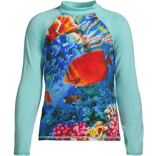 Plus Size Lands' End UPF 50 Long Sleeve Rash Guard