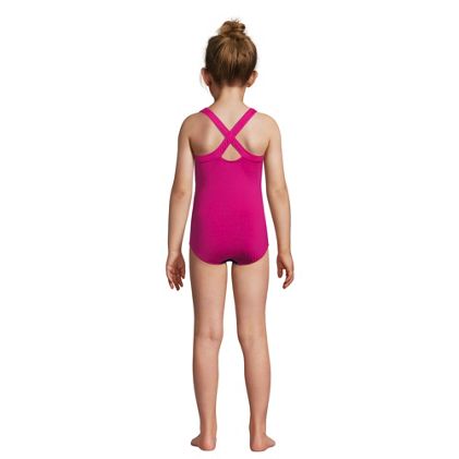 Girls One Piece UPF 50 Tugless Swimsuit - image 2