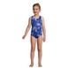 Girls One Piece UPF 50 Tugless Swimsuit, Front