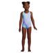 Girls Slim One Piece UPF 50 Tugless Swimsuit, Front