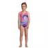 Girls Slim One Piece UPF 50 Tugless Swimsuit, Front