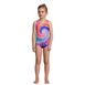 Girls One Piece UPF 50 Tugless Swimsuit, Front