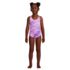 Girls One Piece UPF 50 Tugless Swimsuit, Front