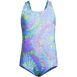 Girls Slim One Piece UPF 50 Tugless Swimsuit, Front