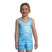 Girls Tie Front Tankini Swimsuit Top, Front