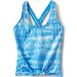 Girls Tie Front Tankini Swimsuit Top, Front